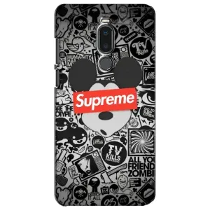 Чехол с Брендами одежды на Мейзу Нот 8 (Supreme Маус)