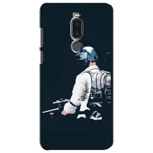 Силиконовый чехол с картинкой "Герой Pubg" на Meizu Note 8 (В экиперовке)
