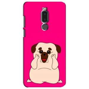 Чехол (ТПУ) Милые собачки для Meizu Note 8 (Веселый Мопсик)