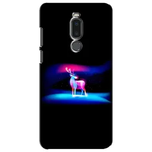 Силиконовый бампер с картинкой животных для Meizu Note 8 (Яркий олень)