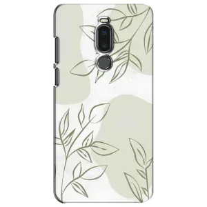 Чехол цветочный дизайн для Meizu Note 8 (Зелёный дизайн)