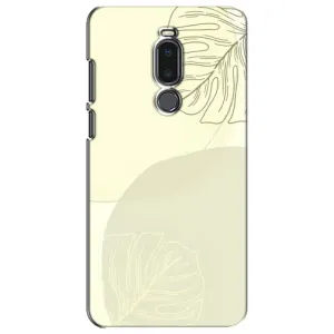 Чехол цветочный дизайн для Meizu Note 8 (Зелёный фон)
