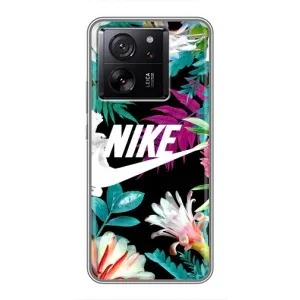 Силиконовый Чехол на Meizu 22 с картинкой Nike (Цветочный Nike)
