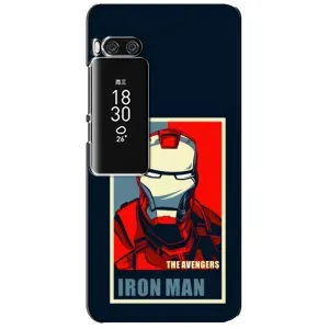 Чехол Супергерой Железный человек на Meizu Pro 7 Plus (Art Iron man)
