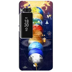 Чехол (ТПУ) с планетами на Meizu Pro 7 Plus (Арт планети)