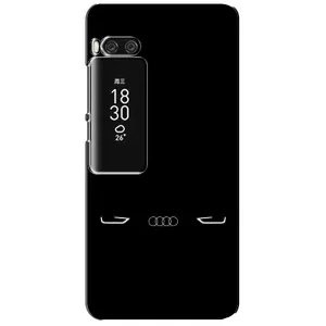Силіконовий бампер з картинкою машини на Meizu Pro 7 Plus (Сілует Audi)