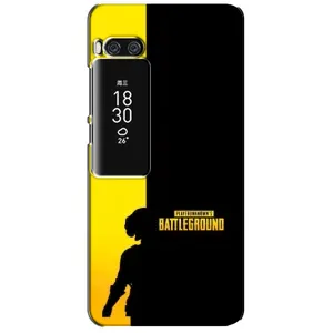 Чохол (TPU) з картинкою "Лого Пабг" на Мейзу Про 7 Плюс (Battlegrounds)