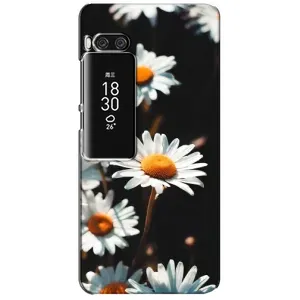 Чехол с ромашками на Meizu Pro 7 Plus (Белые ромашки)