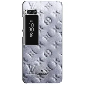 Текстурный Чехол Louis Vuitton для Мейзу Про 7 Плюс (Белый ЛВ)