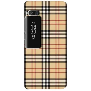 Чохол з Брендами одягу на Мейзу Про 7 Плюс (Burberry стиль)
