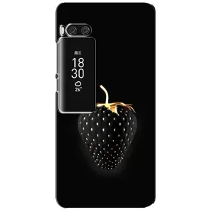 Чохол з зображенням смачної їжі для Meizu Pro 7 Plus (Чорна полуниця)
