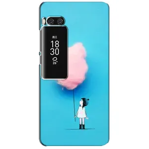 Девчачий Чехол для Meizu Pro 7 Plus (Девочка с тучкой)