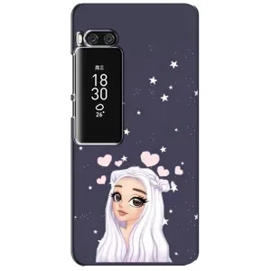 Чохол Стильні дівчата на Meizu Pro 7 Plus (Дівчина та серця)