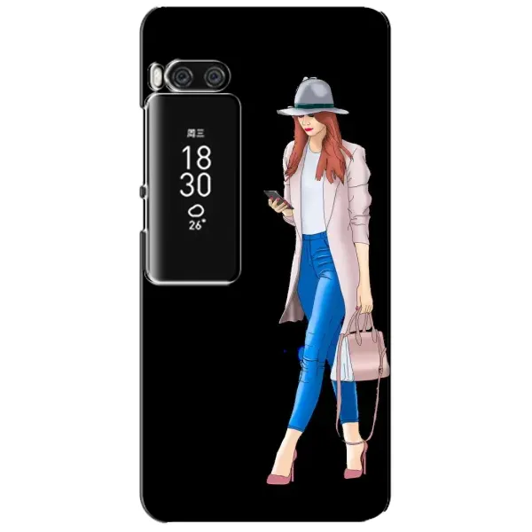 Чехол с рисунком «Девушка со смартфоном» для Meizu Pro 7 Plus Чехол с рисунком «Девушка со смартфоном» для Meizu Pro 7 Plus
