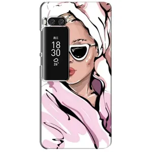 Чохол з картинкою Модні Дівчата Meizu Pro 7 Plus (Дівчина в халаті)