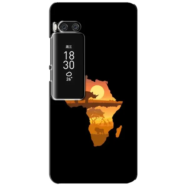Чехол с рисунком «Карта» для Meizu Pro 7 Plus