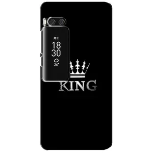 Чохол (Корона на чорному фоні) для Мейзу Про 7 Плюс (KING)