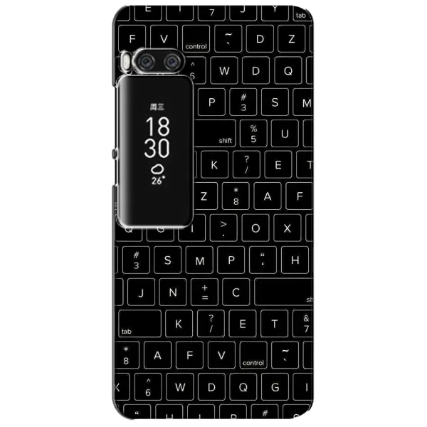 Чехол с рисунком «Клавиатура» для Meizu Pro 7 Plus Чехол с рисунком «Клавиатура» для Meizu Pro 7 Plus