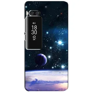 Чехол (ТПУ) с планетами на Meizu Pro 7 Plus (Космический вид)