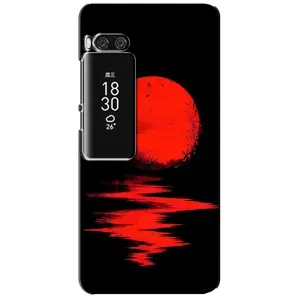 Літній Чохол на Meizu Pro 7 Plus (Червоний Захід сонця)