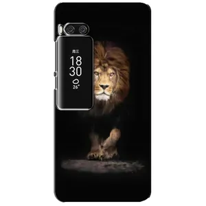 Чехол с картинкой на Meizu Pro 7 Plus (Красивый Лев)