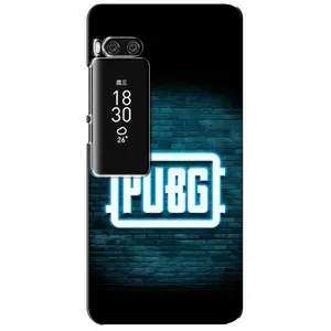 Чохол (TPU) з картинкою "Лого Пабг" на Мейзу Про 7 Плюс (Лого PUBG)
