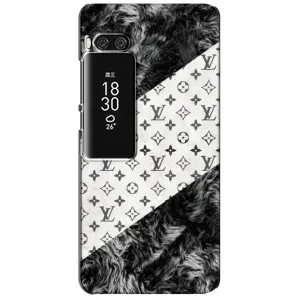 Чохол Стиль Louis Vuitton на Meizu Pro 7 Plus (LV на білому)