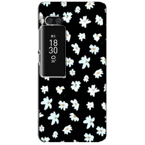 Чехол с ромашками на Meizu Pro 7 Plus (Маленькие ромашки)