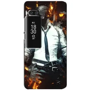 Чохол з картинкою "Герой Pubg" на Meizu Pro 7 Plus (Man Пубг)