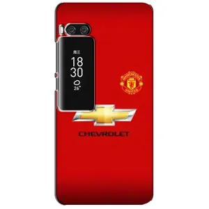 Силиконовые Чехлы принт Футбол на Meizu Pro 7 Plus (Man United)