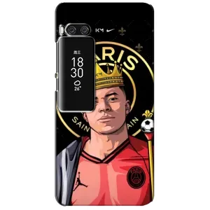Чохол (TPU) з Футболістом на Meizu Pro 7 Plus (Mbappe King)