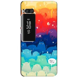 Силиконовый чехол с котиком для Meizu Pro 7 Plus (Mew)