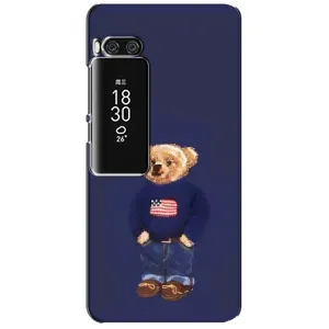 Чехлы Мишка Тедди для Мейзу Про 7 Плюс (Мишка USA)