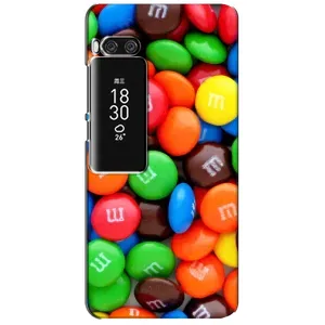 Чохол з зображенням смачної їжі для Meizu Pro 7 Plus (Різнокольорові M&M'S)