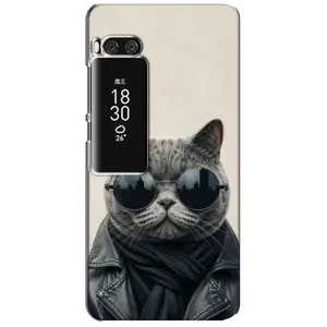 Чехол на тематику: Коты для Meizu Pro 7 Plus (Модный кот)