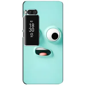 Чохли (ТПУ) (смішні стікери) для Meizu Pro 7 Plus (Кумедне м'ятне обличчя)
