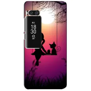 Девчачий Чехол для Meizu Pro 7 Plus (На качели)