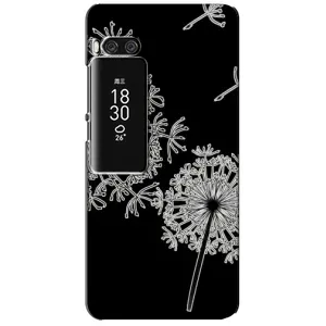 Силиконовый Чехол с одуванчиками на Meizu Pro 7 Plus (Одуванчики)