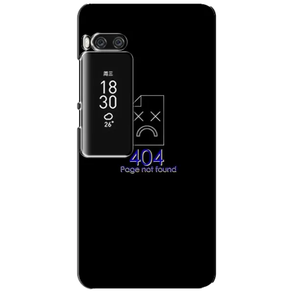 Чехол с рисунком «Ошибка 404» для Meizu Pro 7 Plus Чехол с рисунком «Ошибка 404» для Meizu Pro 7 Plus