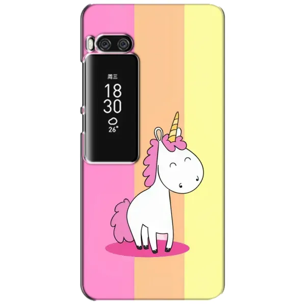 Чехол с рисунком «Радужный Единорог» для Meizu Pro 7 Plus