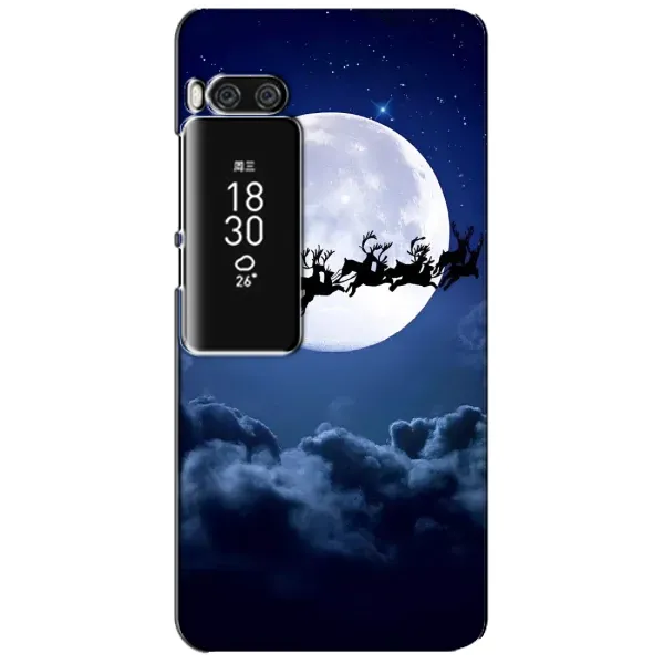 Чехол с рисунком «Санта - луна» для Meizu Pro 7 Plus Чехол с рисунком «Санта - луна» для Meizu Pro 7 Plus