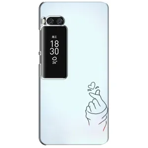 Чохол (Знак сердечка) для Meizu Pro 7 Plus (Сердечко на блакитному)