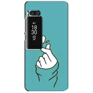 Чохол (Знак сердечка) для Meizu Pro 7 Plus (Сердечко на бірюзовому)