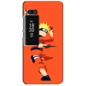 Чехлы с принтом Наруто на Meizu Pro 7 Plus (Силуэт Наруто)