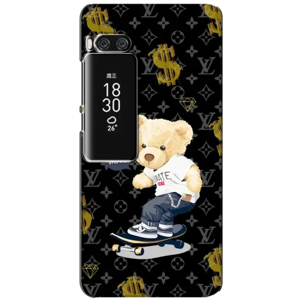 Чехол с рисунком «Скейтер Тедди» для Meizu Pro 7 Plus Чехол с рисунком «Скейтер Тедди» для Meizu Pro 7 Plus