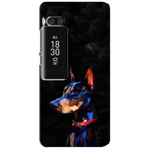 Бампер для Meizu Pro 7 Plus с картинкой "Песики" (Собака Мопс)