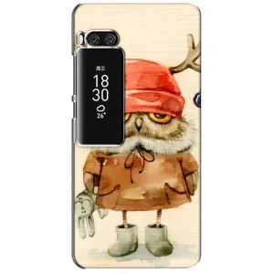 Чехлы с принтом СОВЫ для Meizu Pro 7 Plus (Сова в шапке)