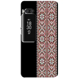 Силиконовый Чехол на Meizu Pro 7 Plus с картинкой Вышиванки (Стильная вишиванка)