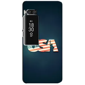 Чохол Прапор USA для Meizu Pro 7 Plus (USA)