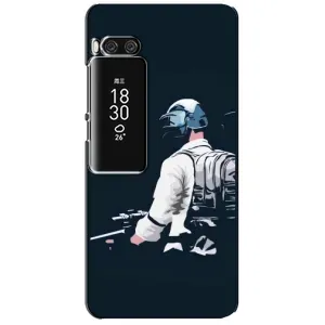 Чохол з картинкою "Герой Pubg" на Meizu Pro 7 Plus (В екіперівці)